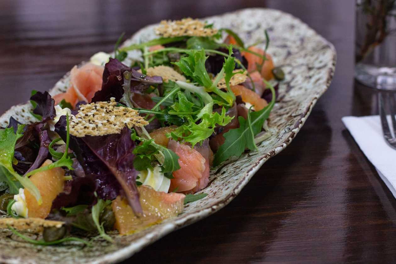 Salmon and Grapefruit Salad