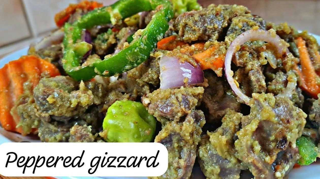 Spicy Gizzard and Plantain