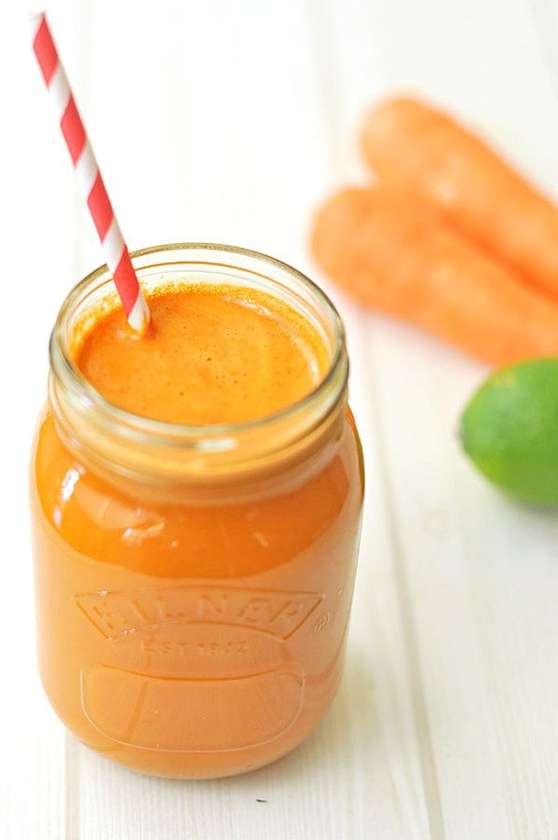 Carrot with Apple Juice