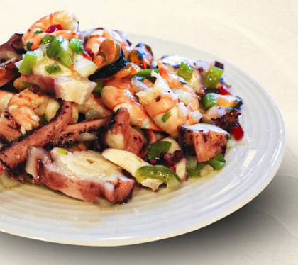 Salada de Polvo à Galega Ou com Vinagrete