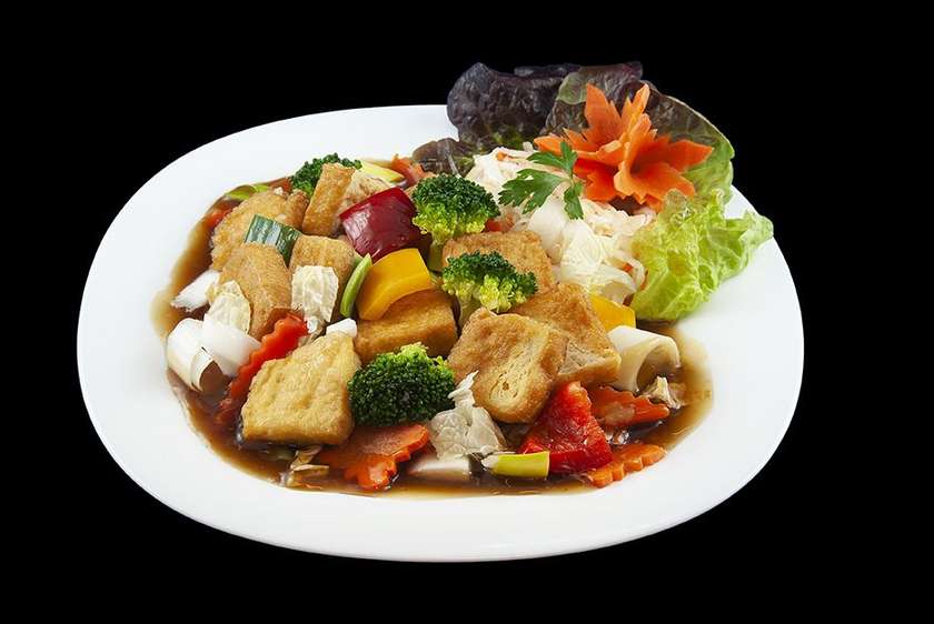 82 Tofu sosie curry
