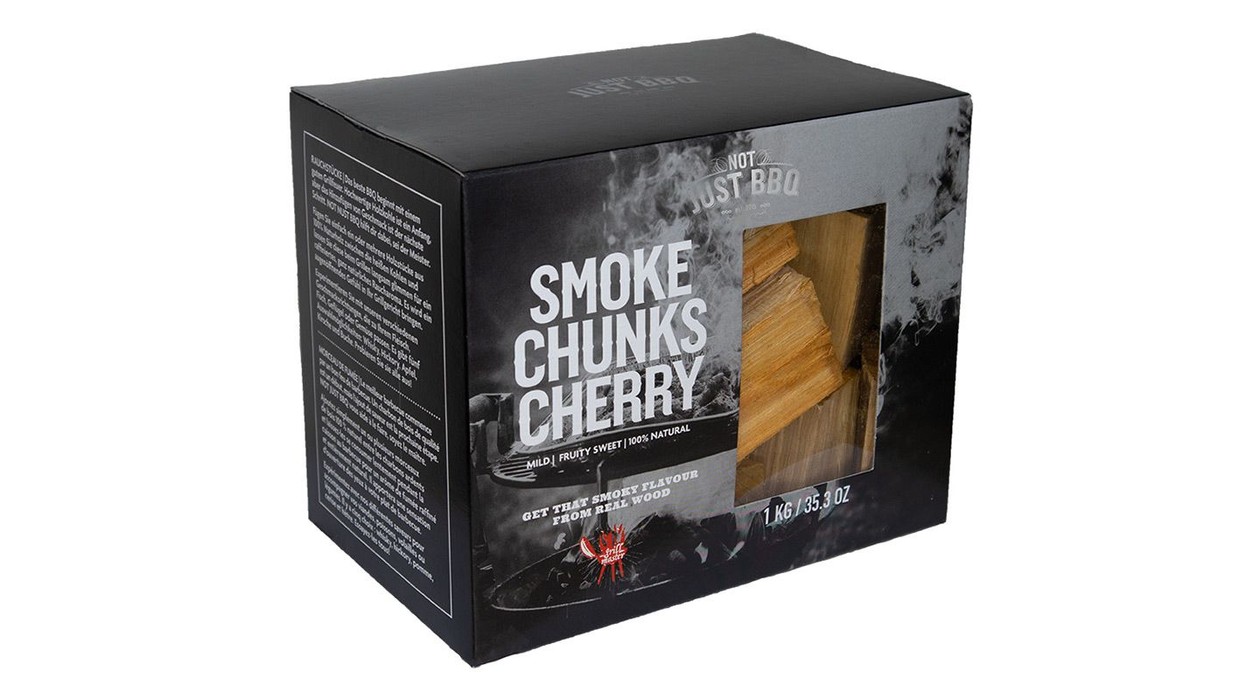 NOT JUST BBQ SMOKINGWOOD CHERRY CHUNKS 1KG