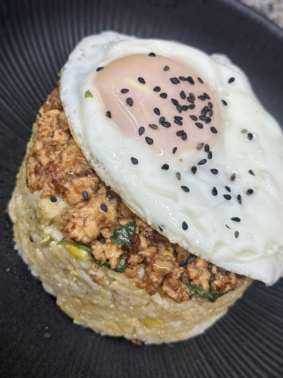 Basil Chicken Fried Rice