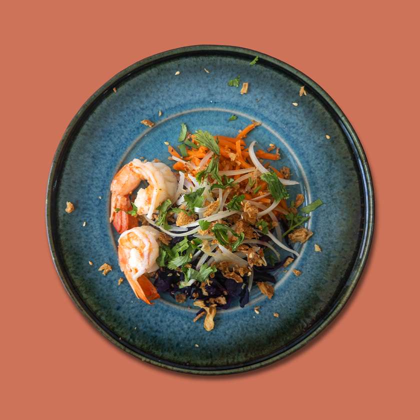 Salada de gambas
