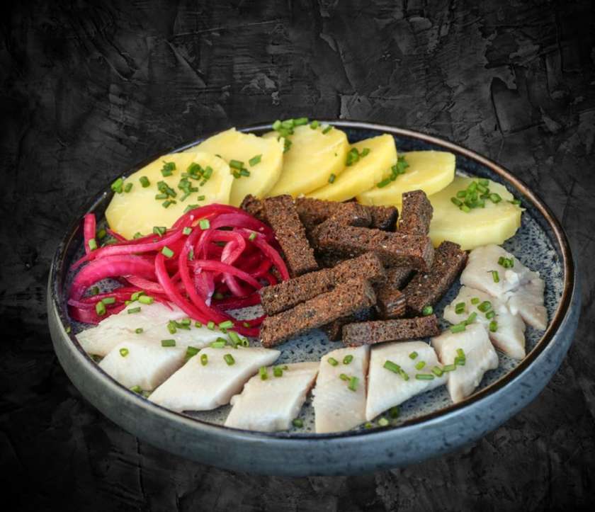 Herring with potatoes