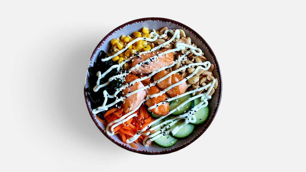 Grilled Salmon Bowl