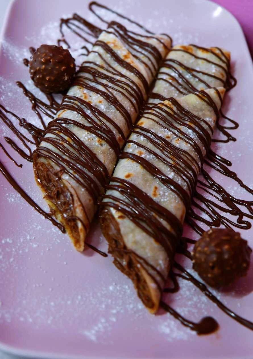 Clătite Nutela Ferrero Rocher