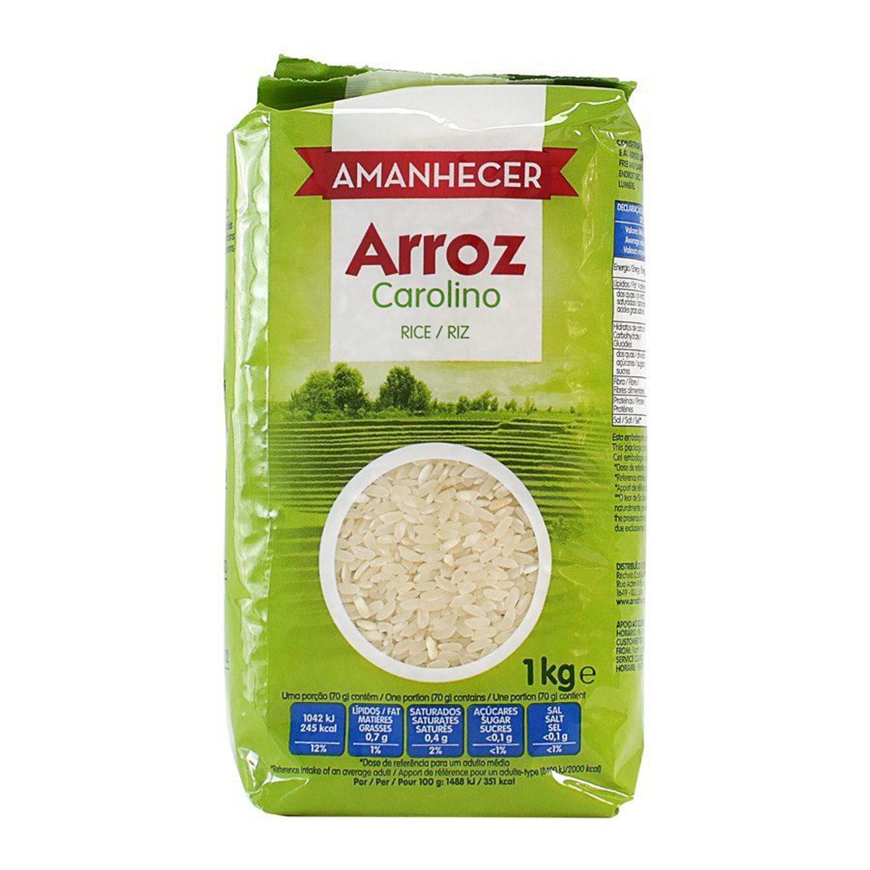 Arroz Carolino Amanhecer 1kg