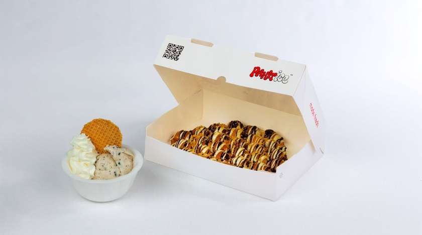 Black and White Waffle