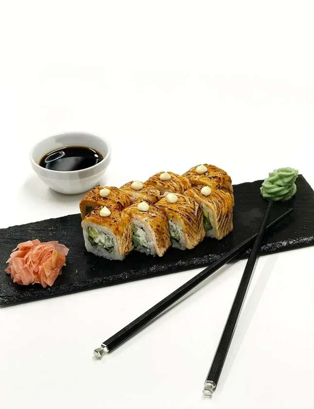 Japan Flambe Salmon