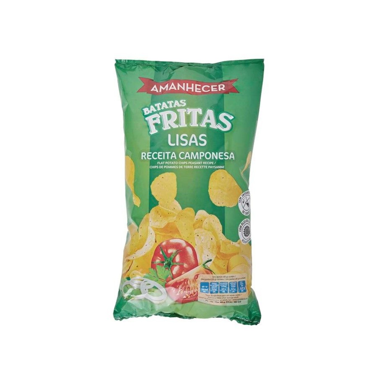 Batatas Fritas Lisas Camponesas Amanhecer 170 gr