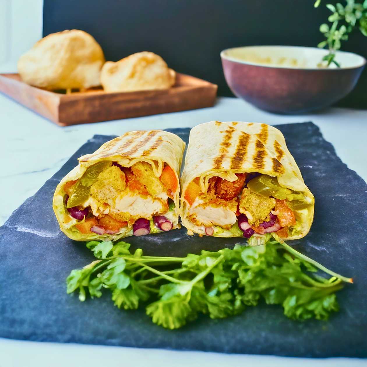 Chicken Caesar Burrito