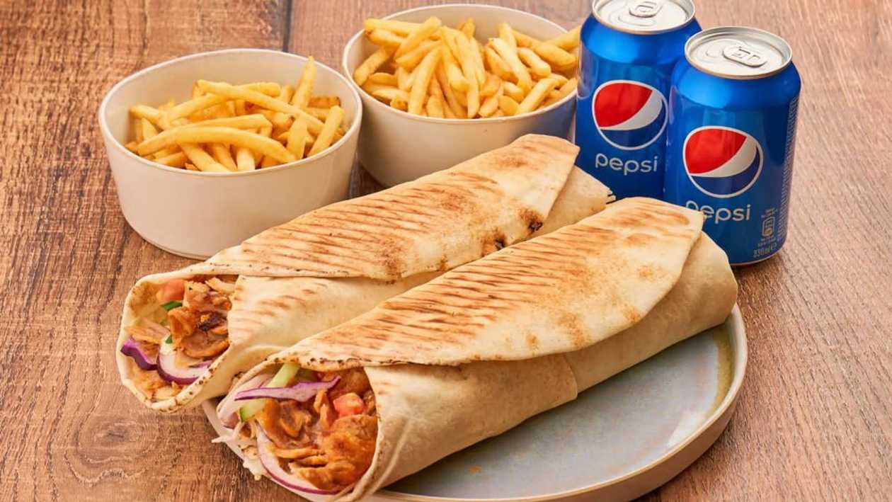 Kebabų lavaše rinkinys Dviems