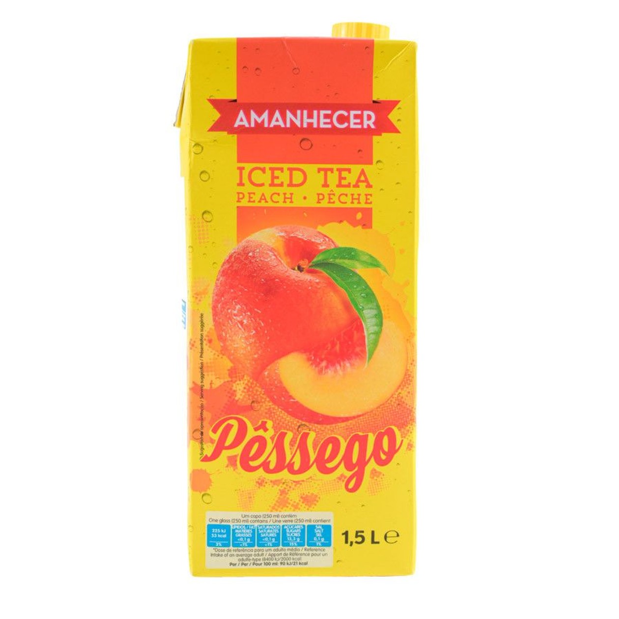Ice Tea de Pêssego Amanhecer Tet 1,5 lt