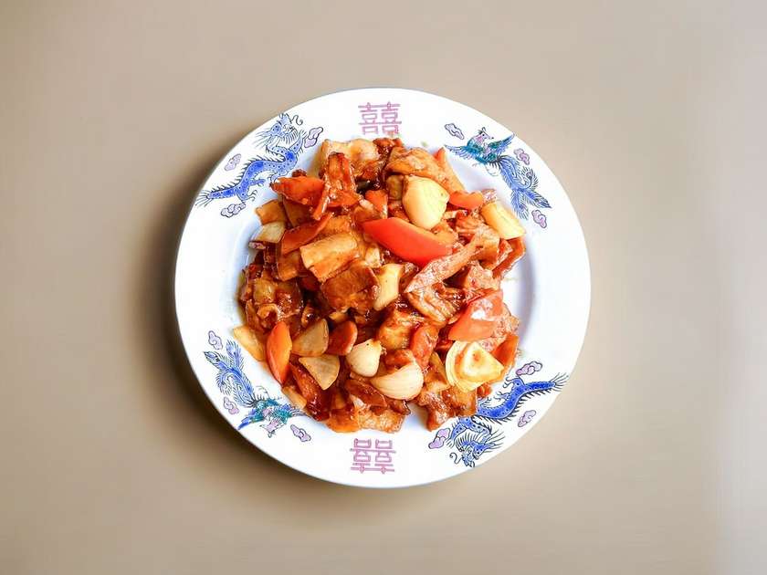 Pork in spicy sauce 🌶️ 回锅肉