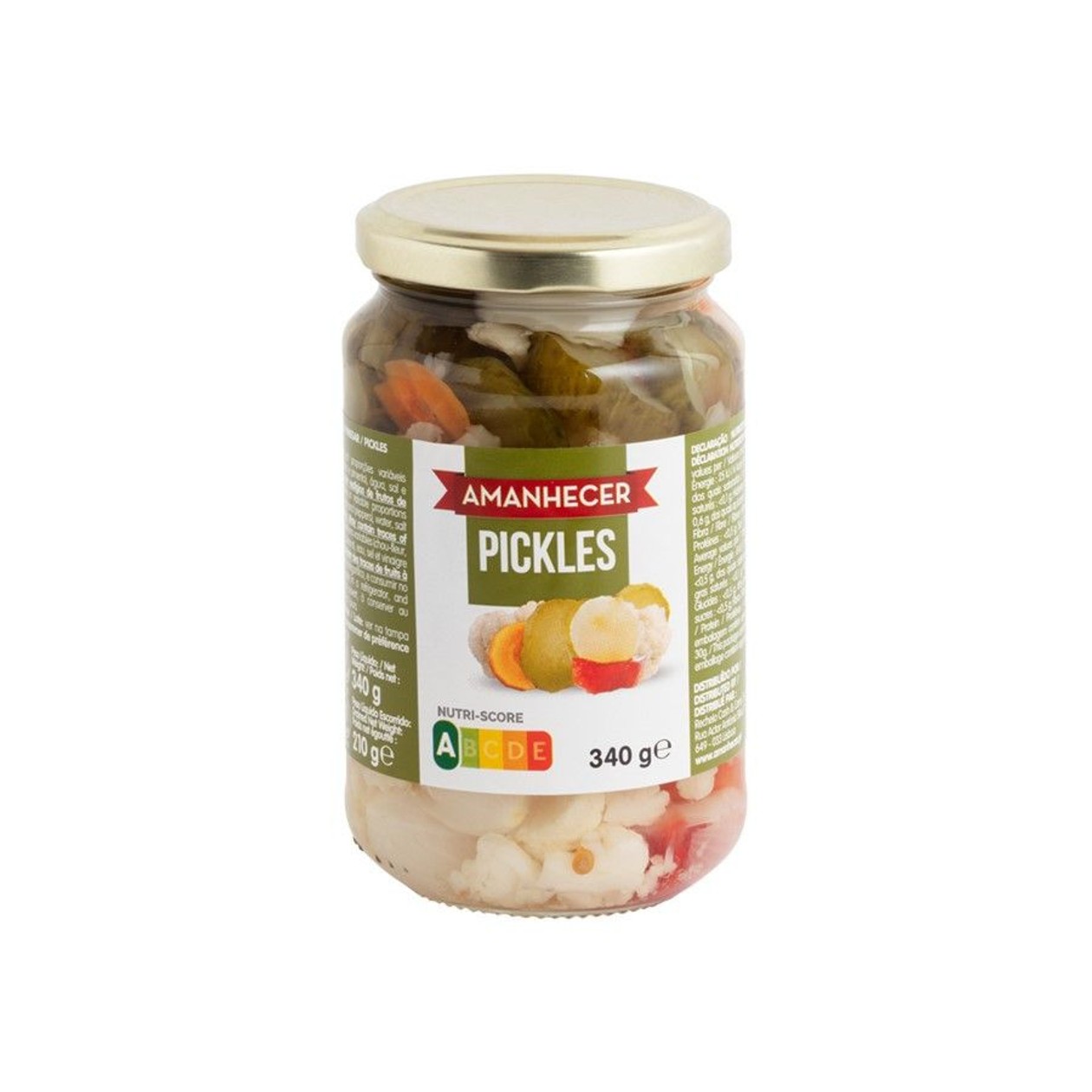 Pickles Amanhecer (210g Ple) Frasco 350 g