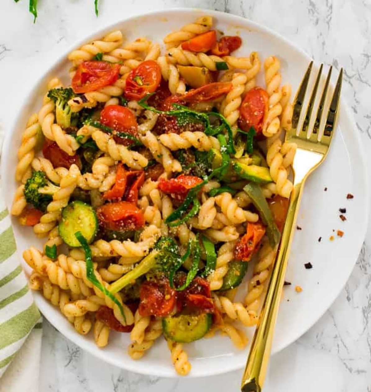 Pasta with Mixed Vegetables