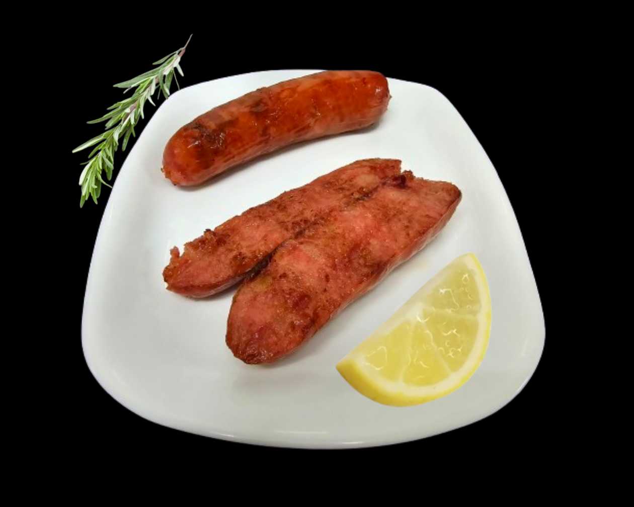 1 Salsicha de porco Assada na Brasa