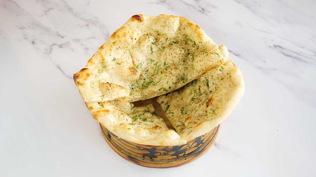 Cheese and Garlic Naan