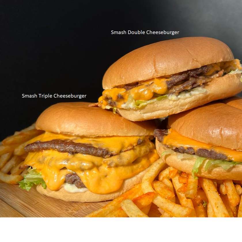 Meniu Smash Spicy Jalapeño Triple Cheeseburger Extra