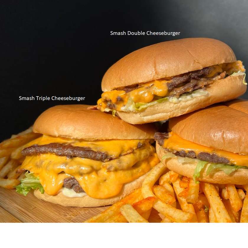 Meniu Smash Triple Cheeseburger Extra