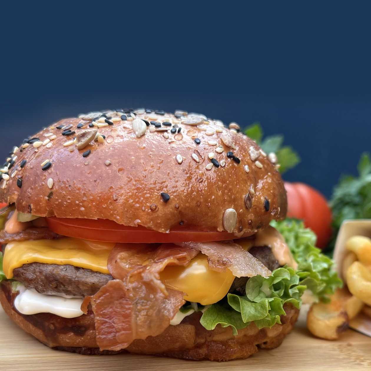 Meniu Clasic Black Angus Burger Beef Mediu