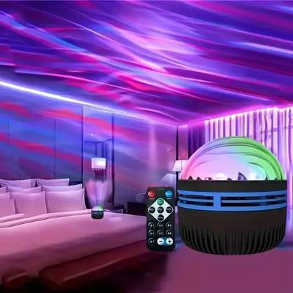 LED Star Galaxy Projector Seawave Night Light