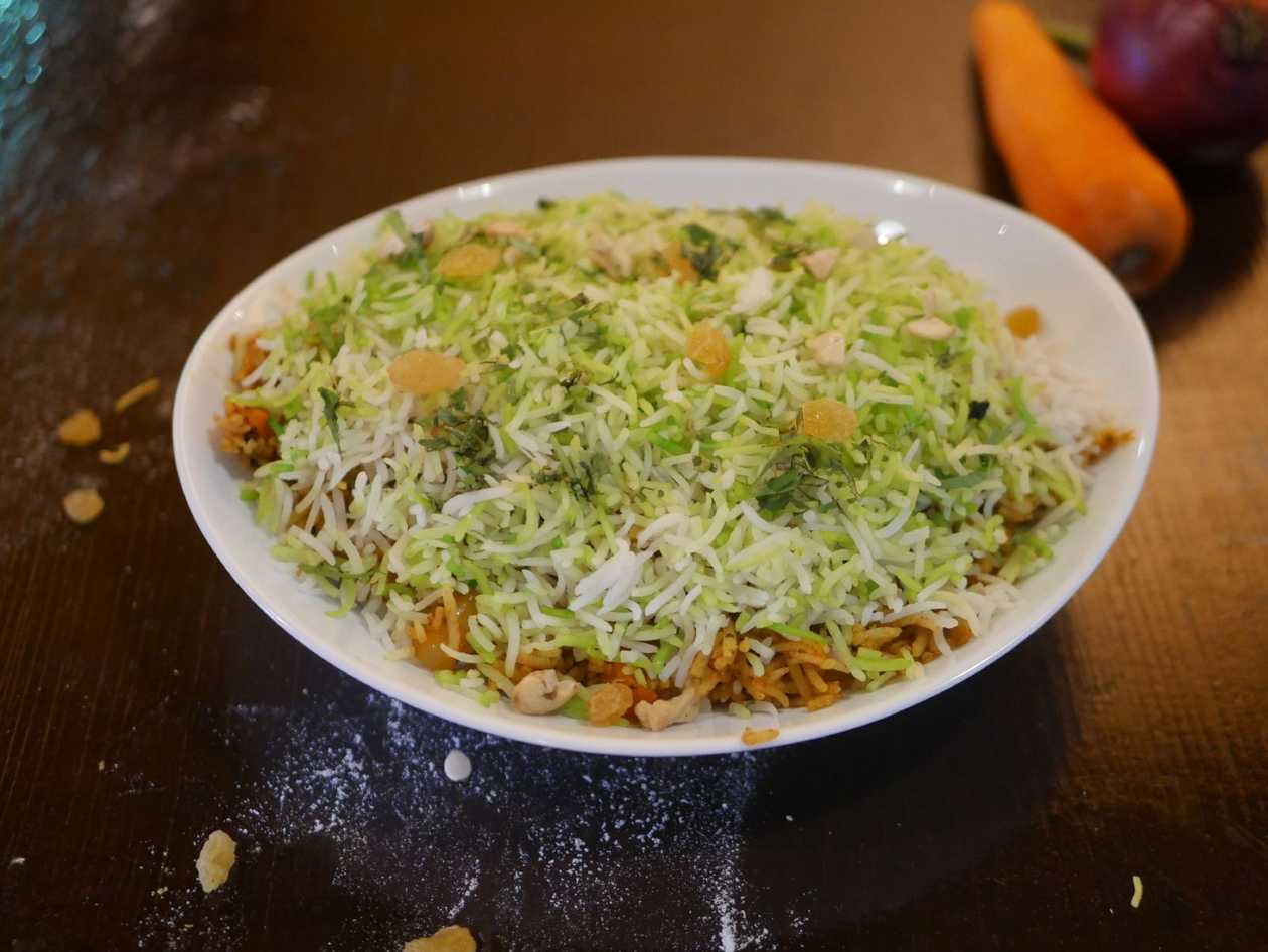 Tri-Colored Biryani