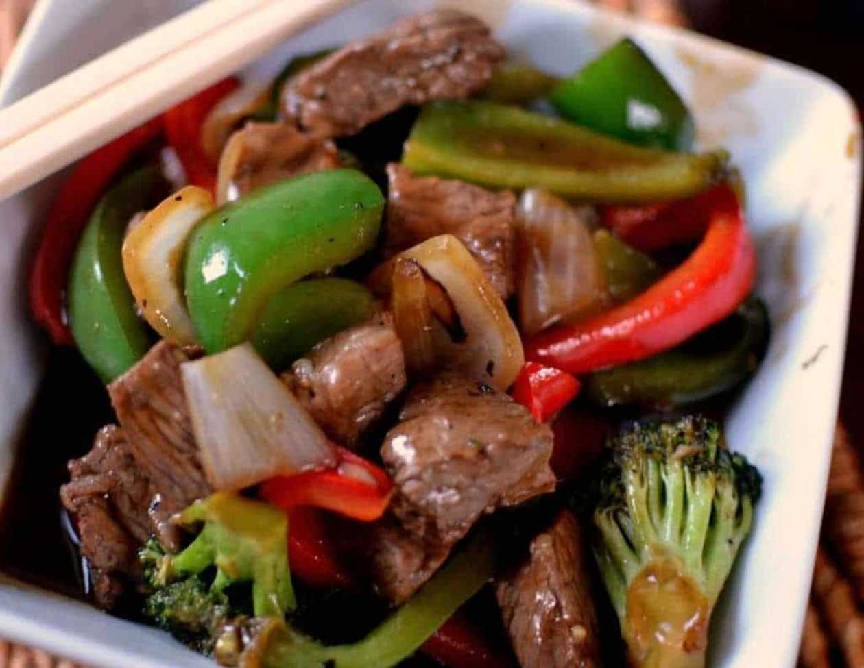Stir Fried Beef with Sweet Pepper