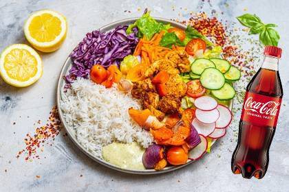 Chicken Tikka Rice + Drink