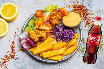 Chicken Tikka Fries + Drink