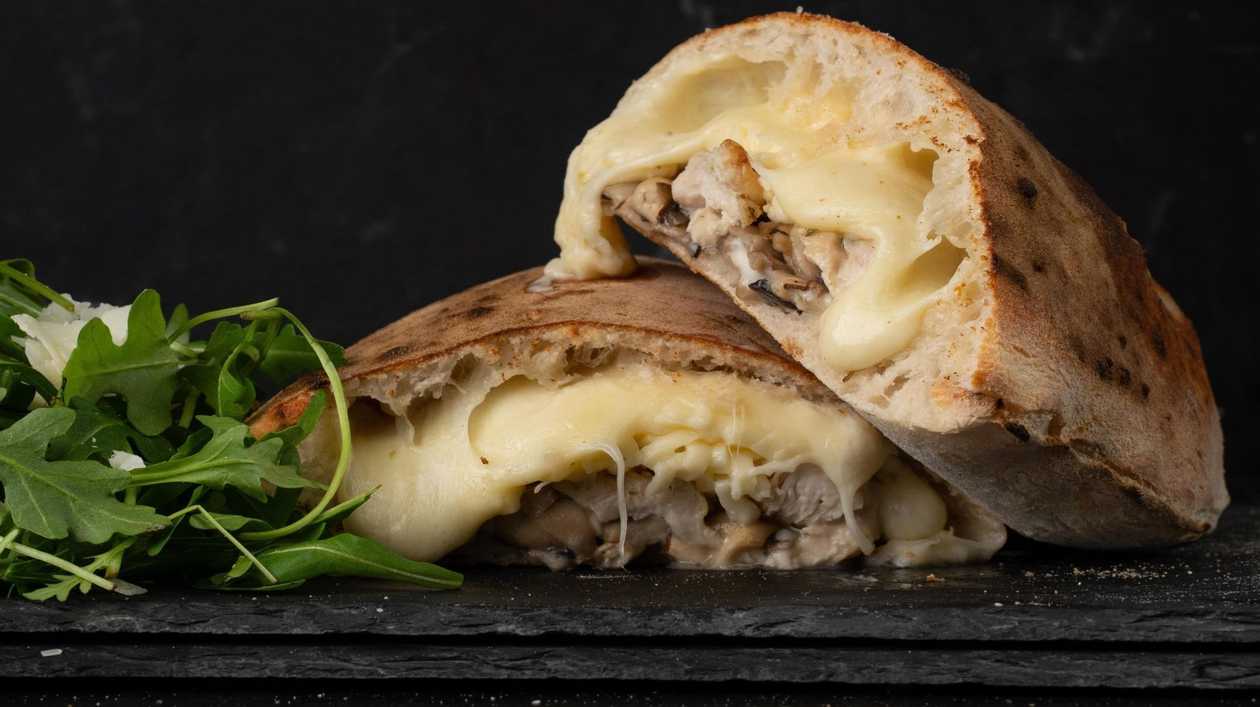 Calzone Chicken Mushrooms