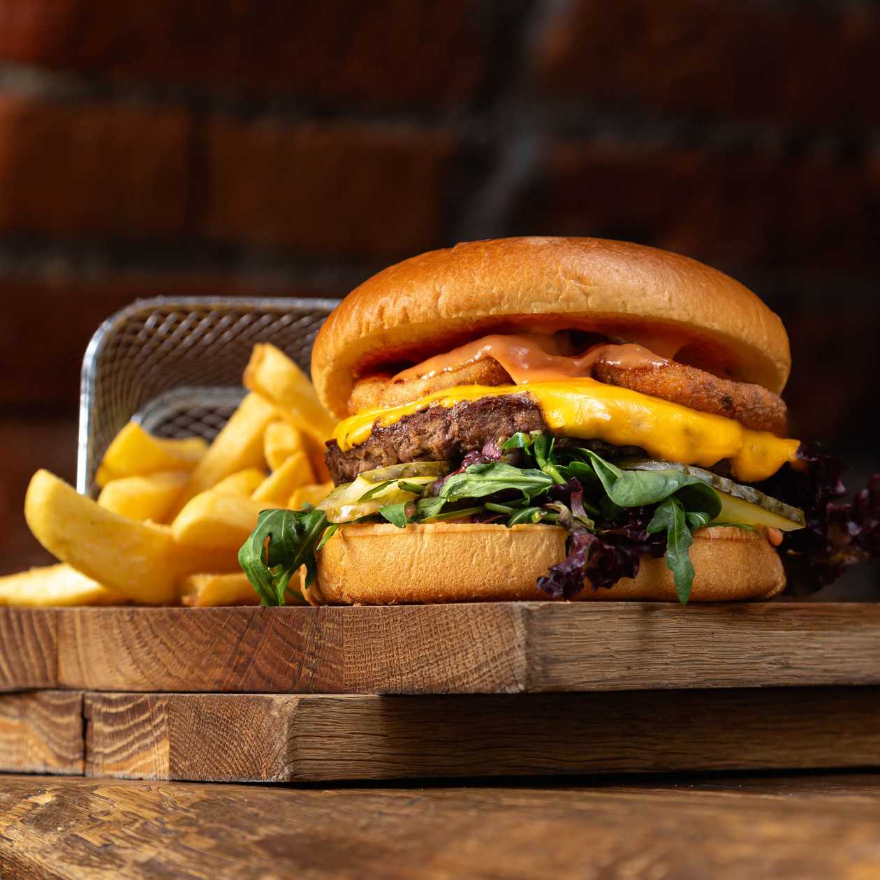 Cheese & Bacon Burger