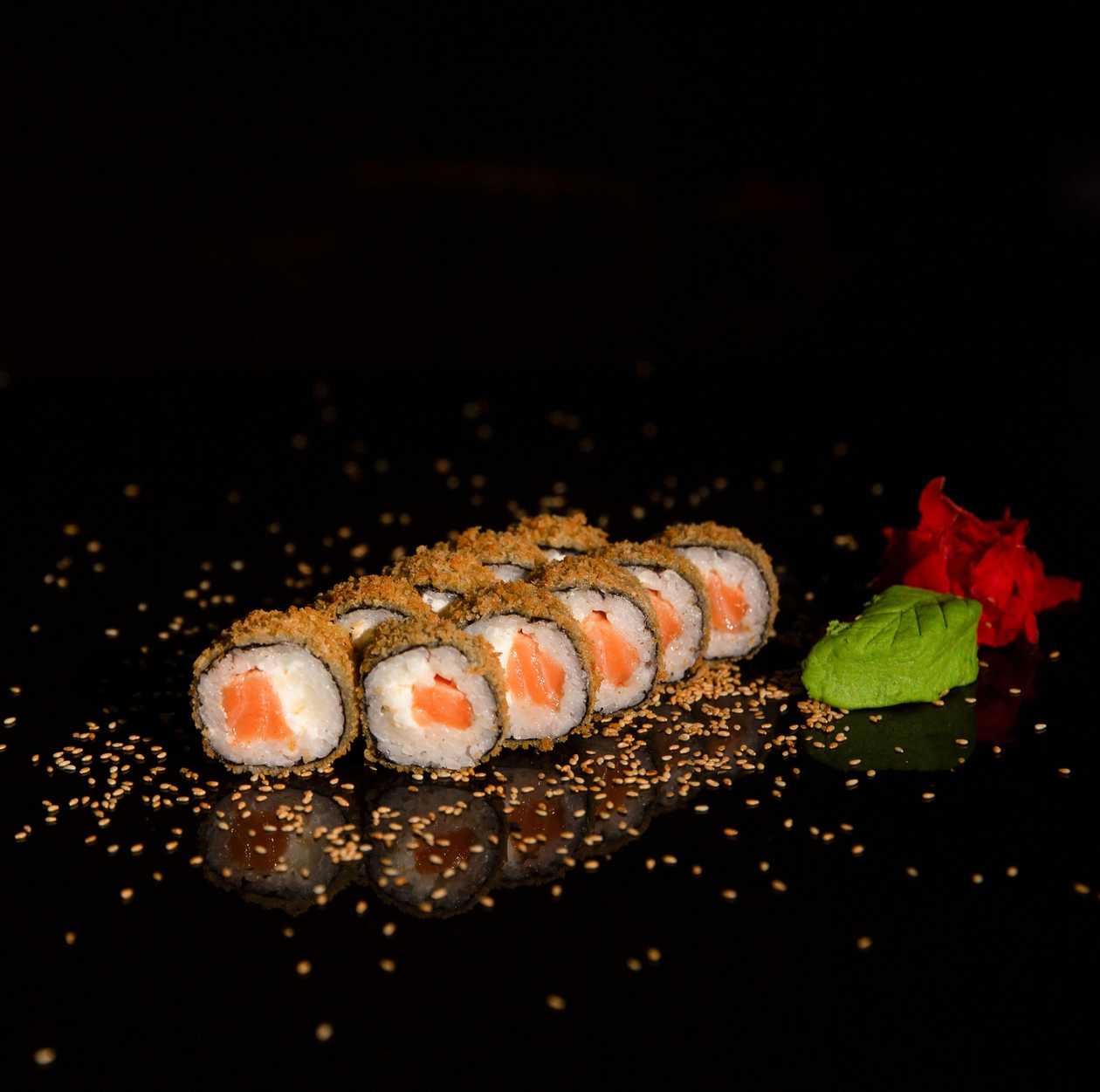 Hot Salmon  roll