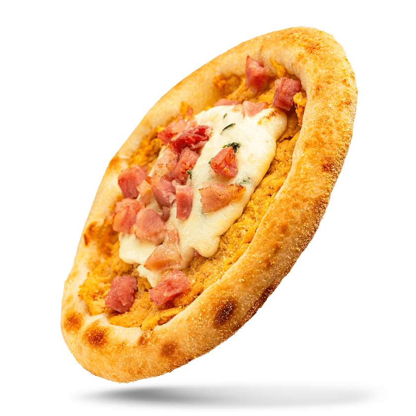 Esfirra de Frango, Queijo e Bacon