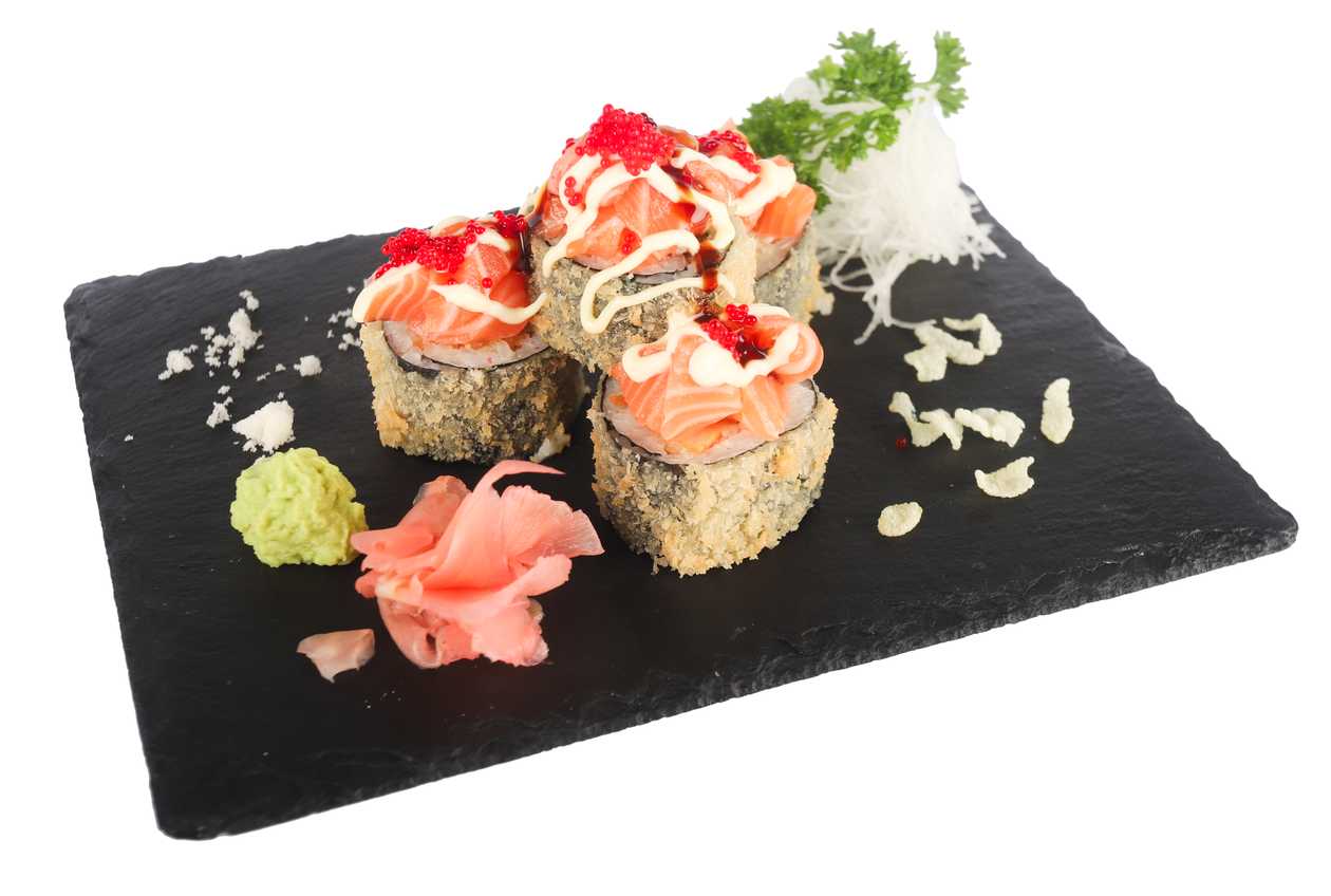 Sake Tempura Roll