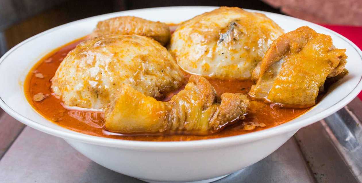 Banku and Groundnut Soup
