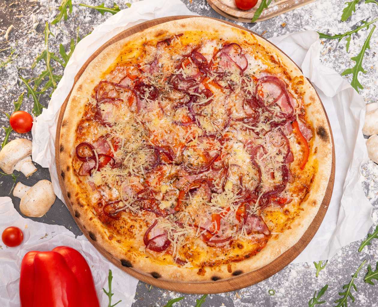 Amatriciana Pizza