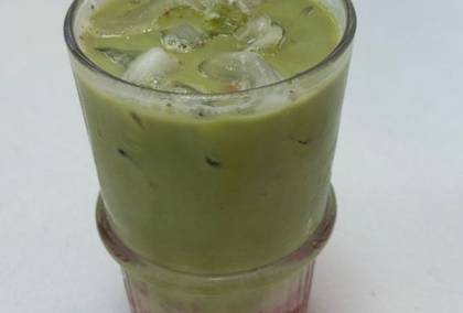 Strawberry Matcha Latte