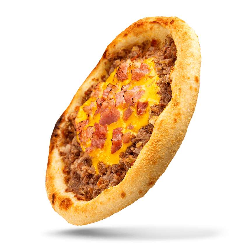 Esfirra de Carne, Cheddar e Bacon