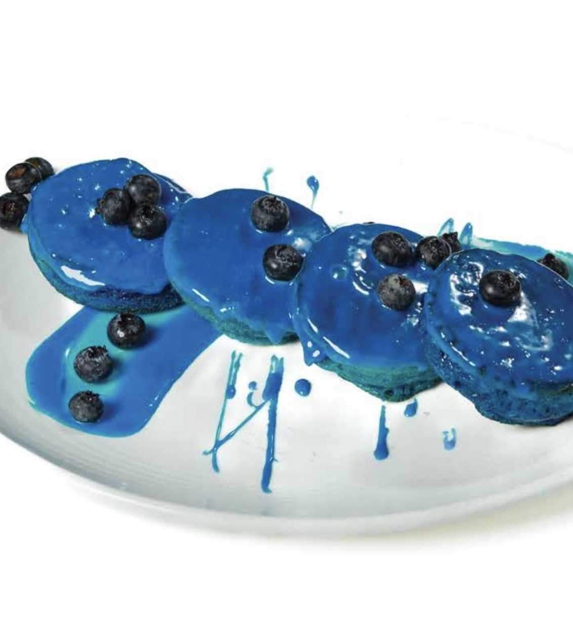 Blue Fluffy Pancakes