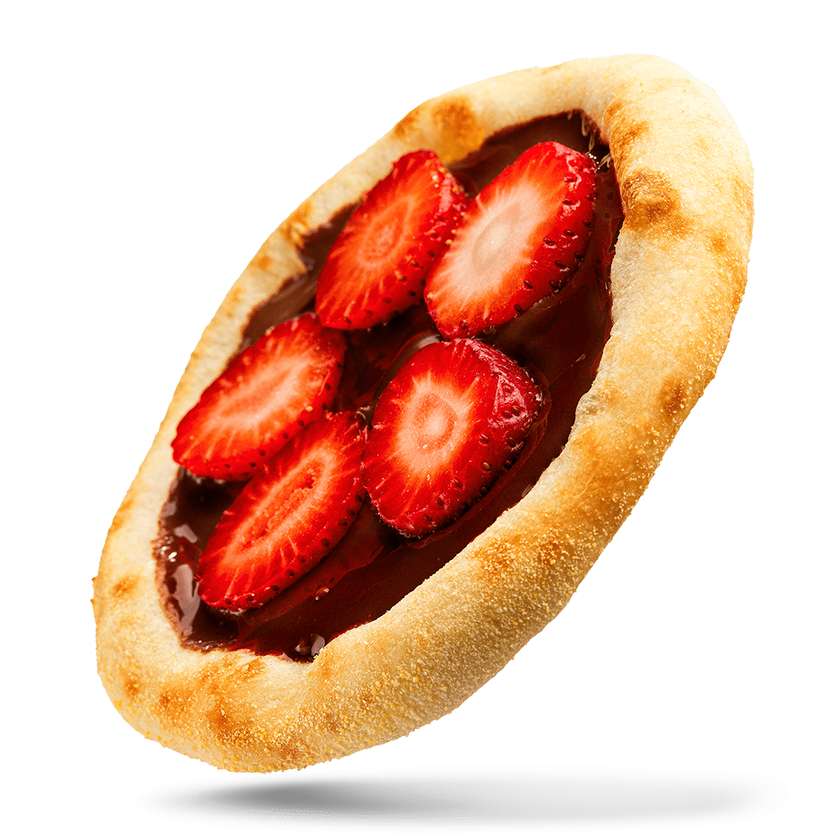 Esfirra de Nutella e Morango
