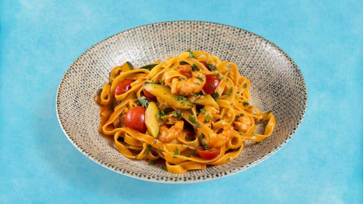 Tagliatelle Gamberi & Zucchini