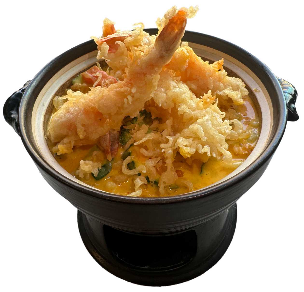 Curry Mango Shrimp Tempura