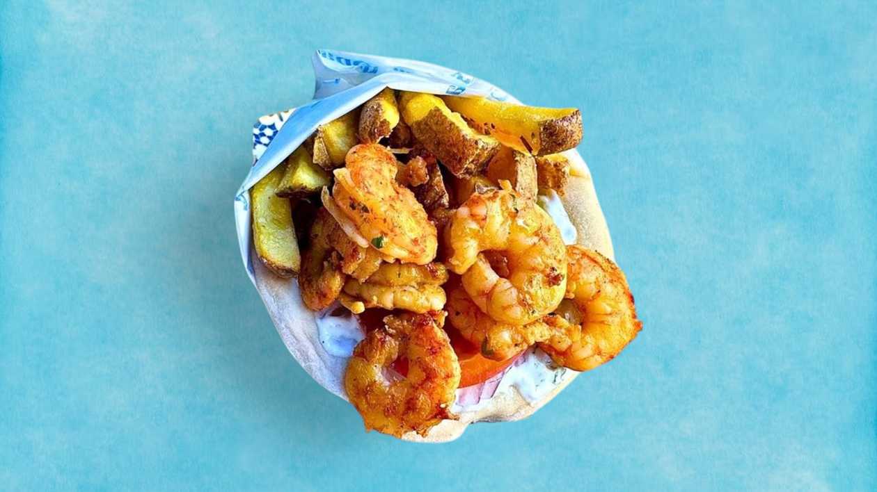 Prawn Gyros
