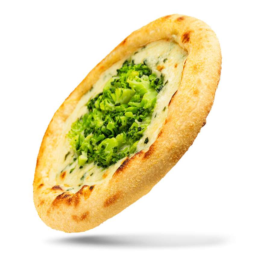 Esfirra de Queijo e Brócolos