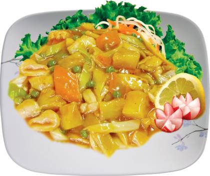 Chicken with pineapple