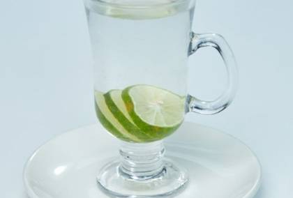 Hot Water with Lemon Slice