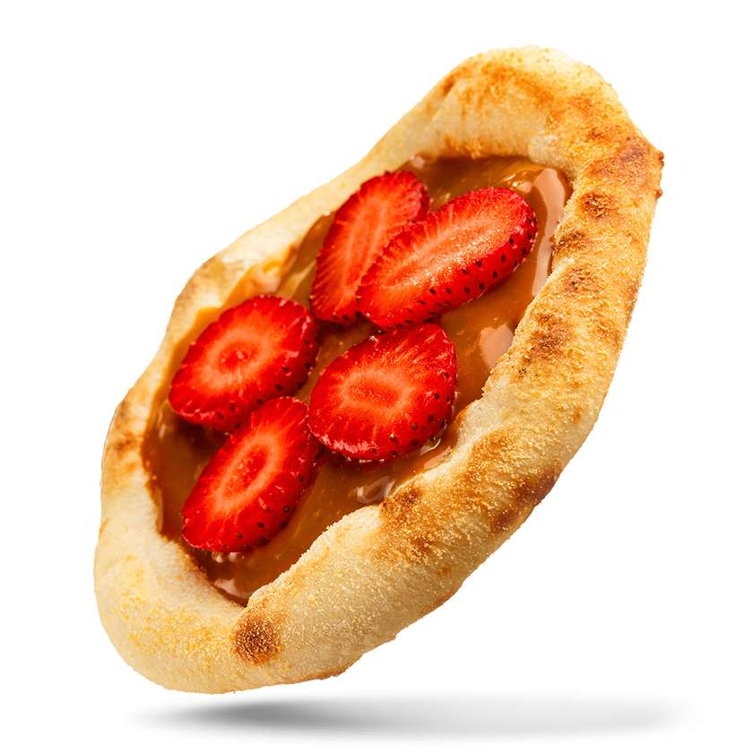 Esfirra de Doce de Leite e Morango