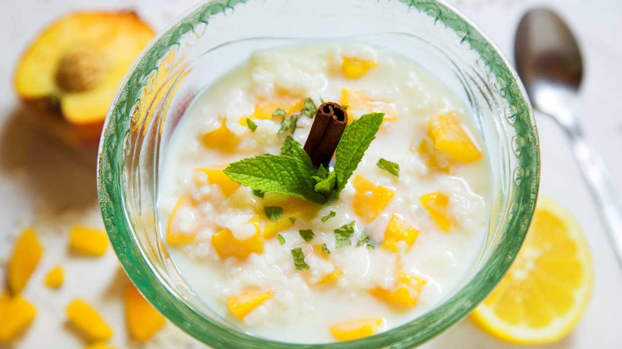 Mango Rice Pudding
